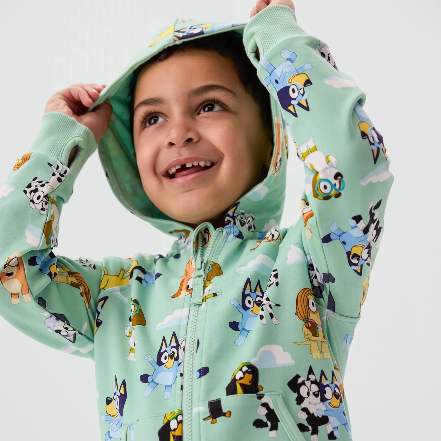 Bluey Sky's The Limit Zip Hoodie