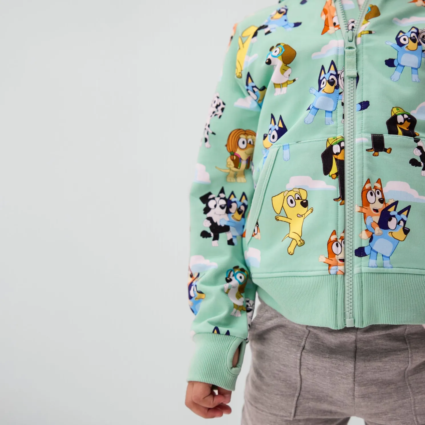 Bluey Sky's The Limit Zip Hoodie