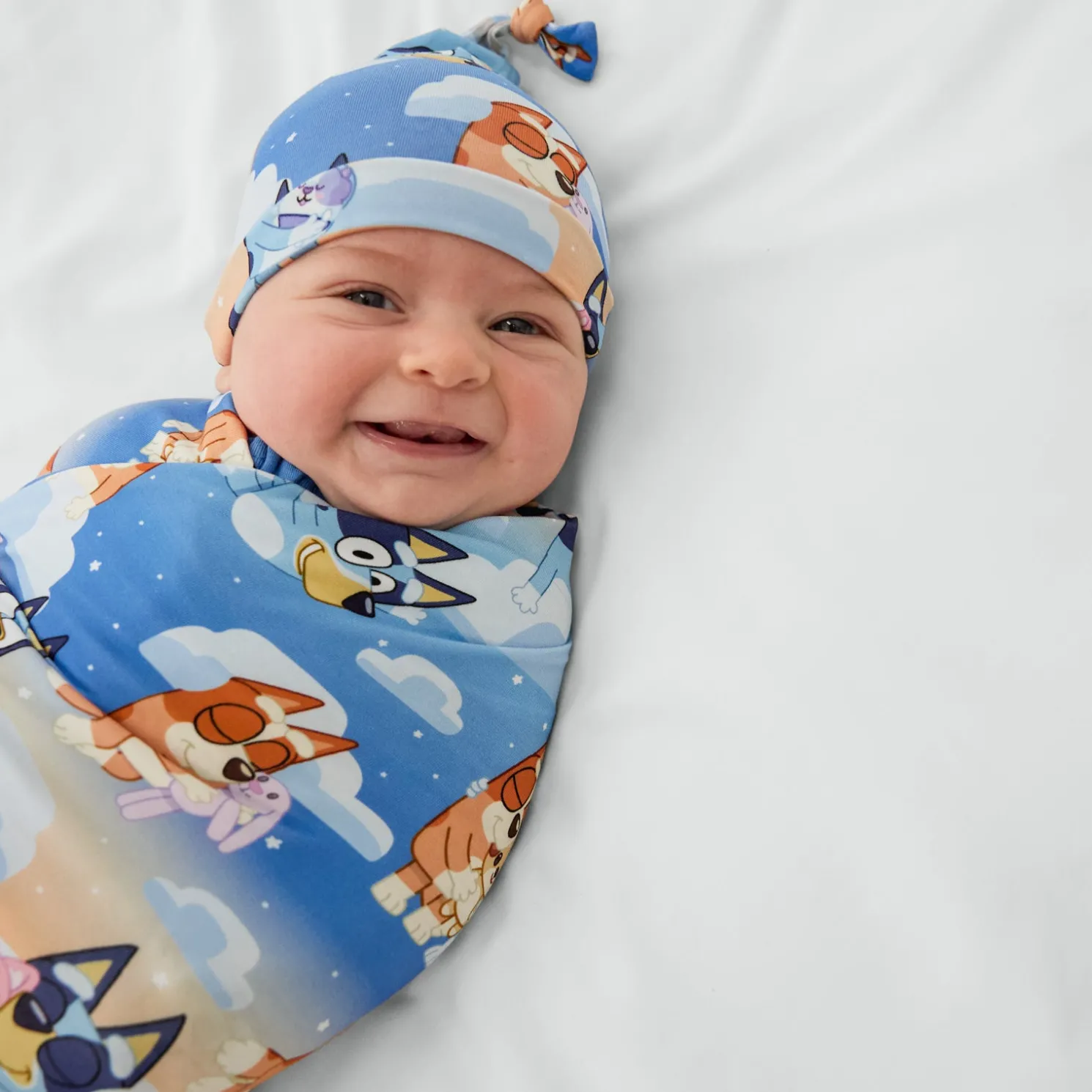 Bluey Sleepytime Swaddle & Hat Set