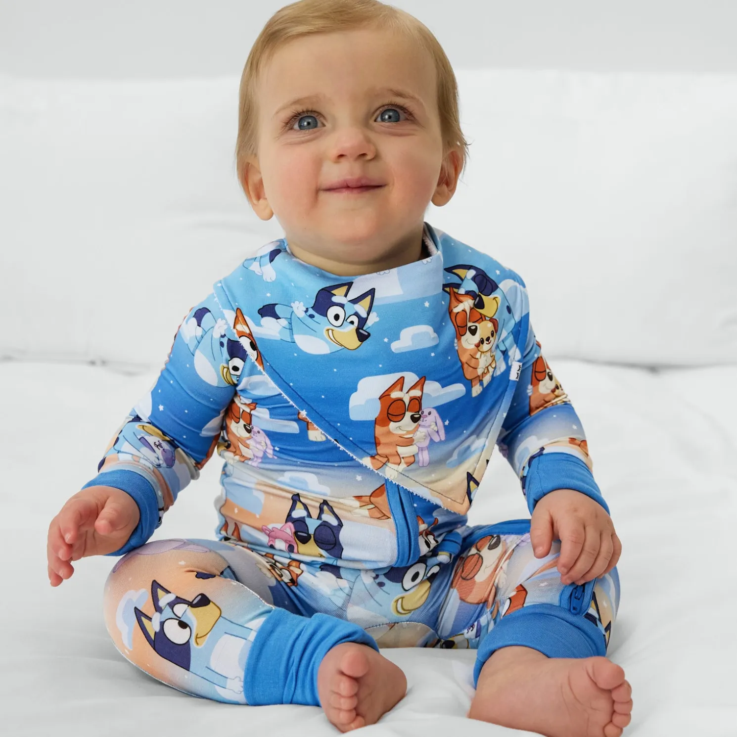 Bluey Sleepytime Bandana Bib