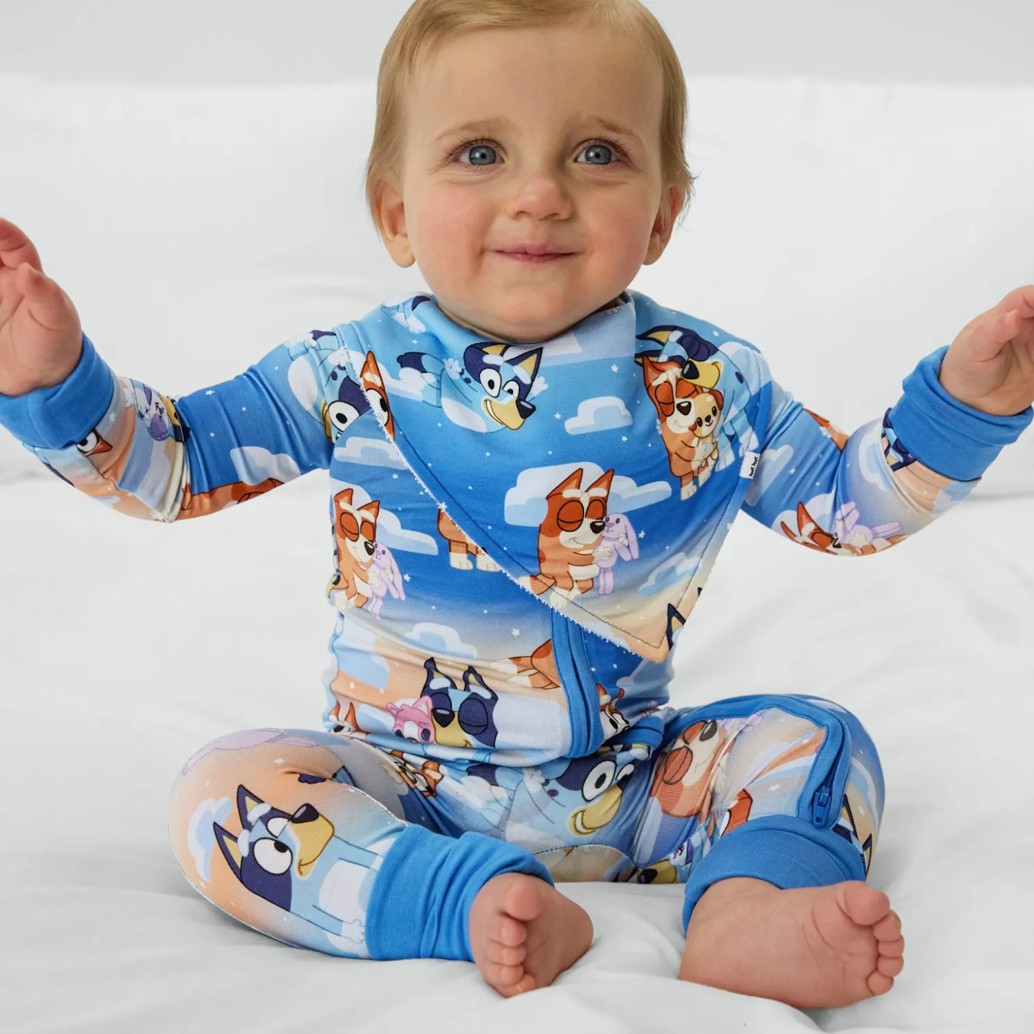 Bluey Sleepytime Bandana Bib