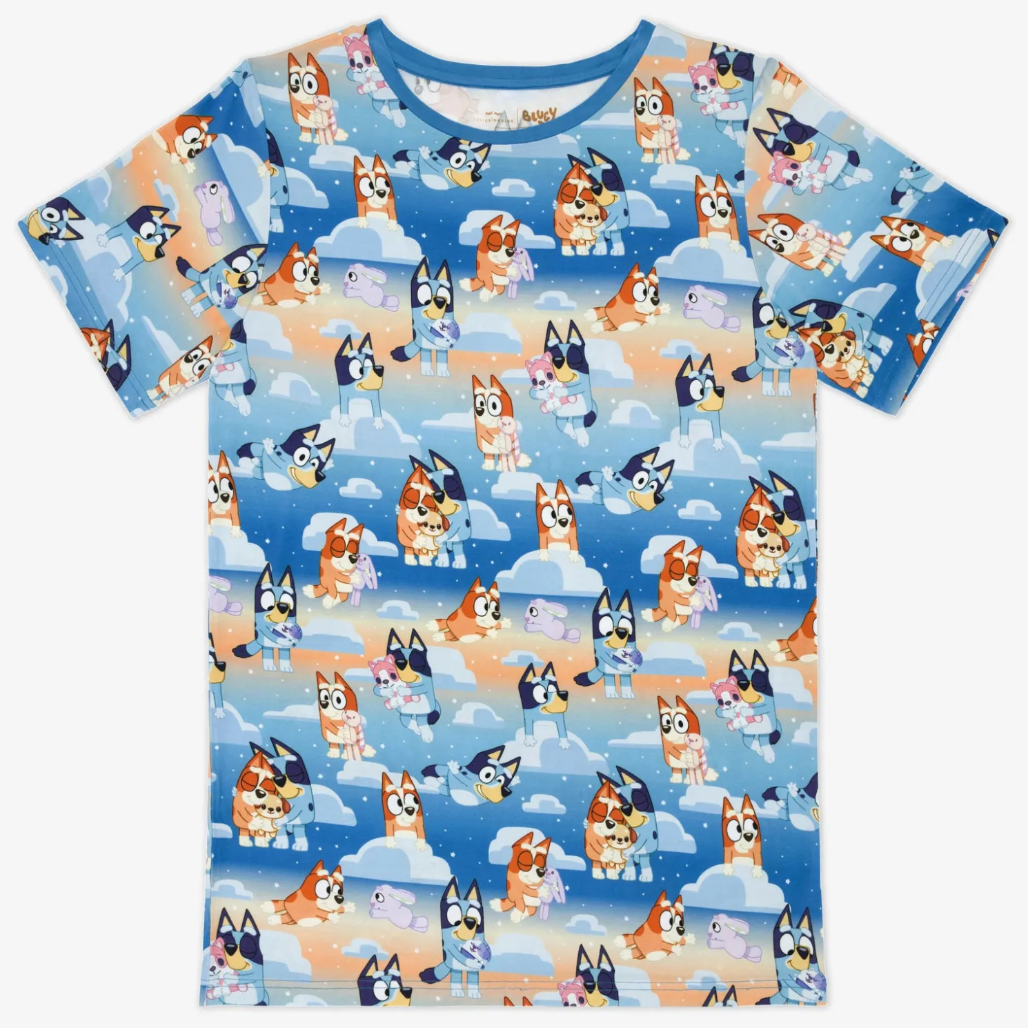 Bluey Sleepytime Men's Short Sleeve Pajama Top