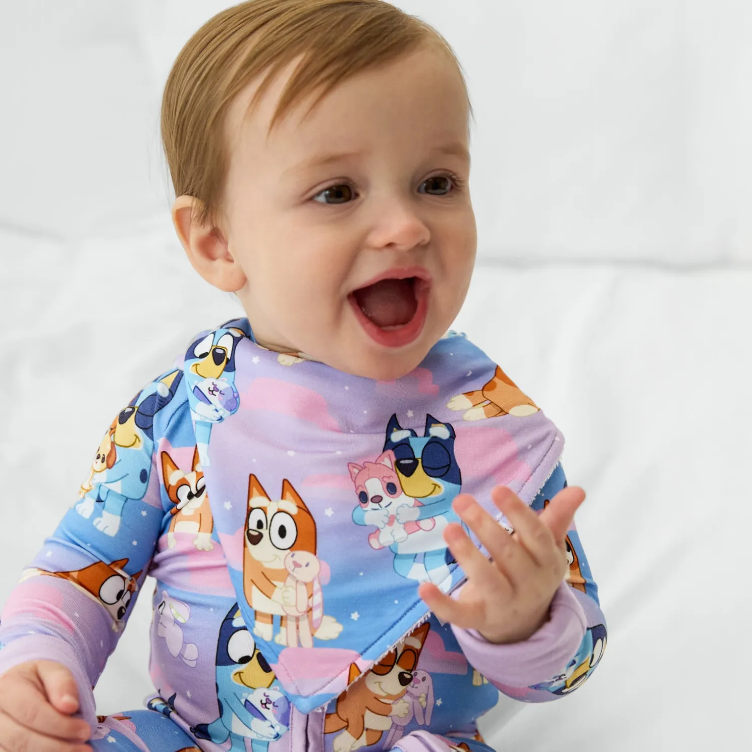 Bluey Sleepytime Bandana Bib