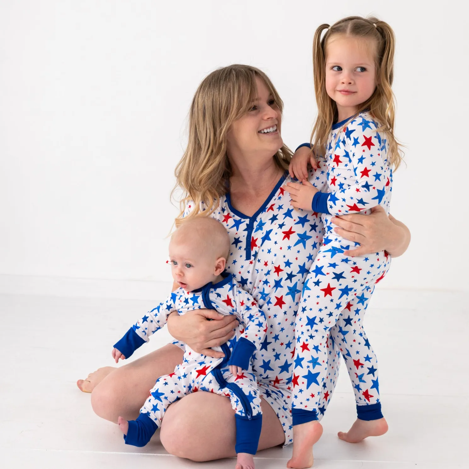 Bright Stars Women's Short Sleeve Pajama Top