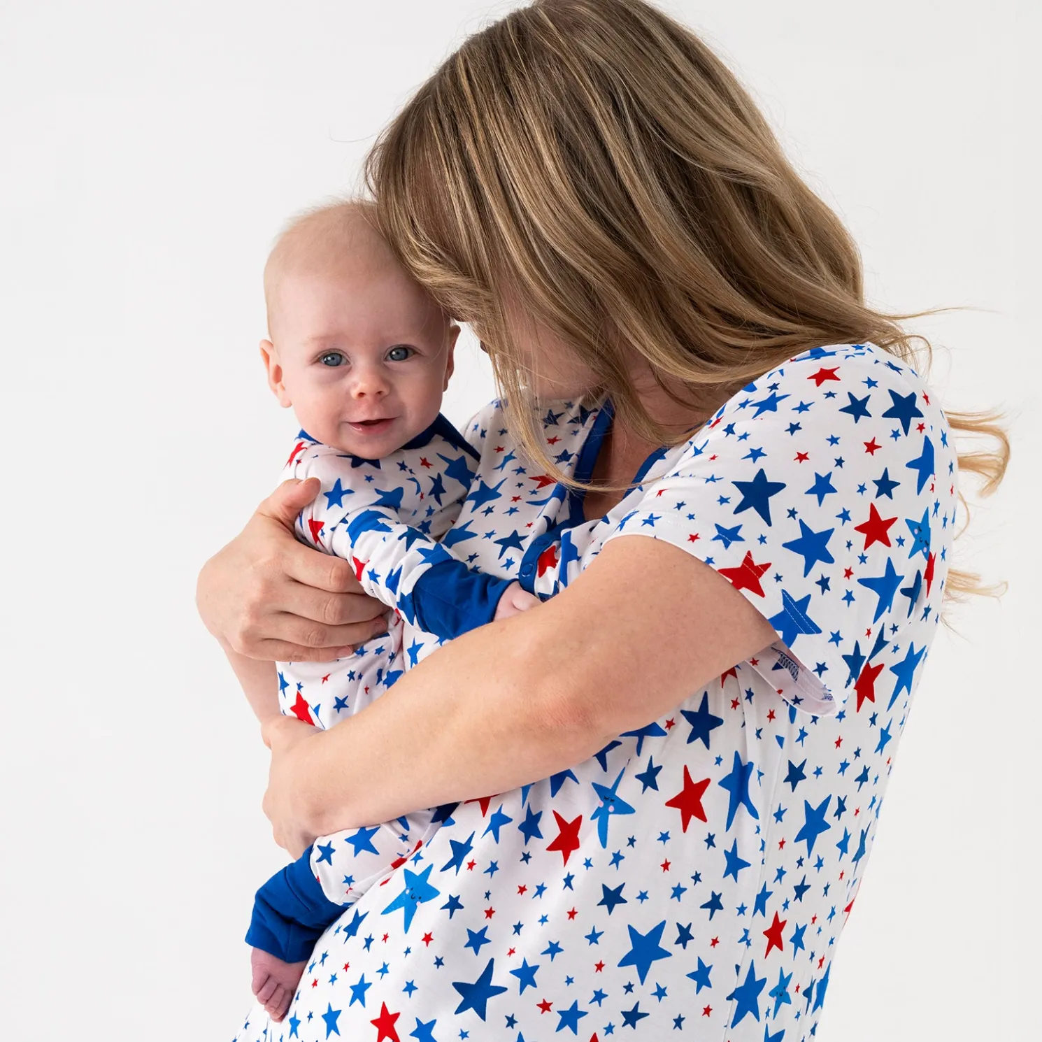 Bright Stars Women's Short Sleeve Pajama Top