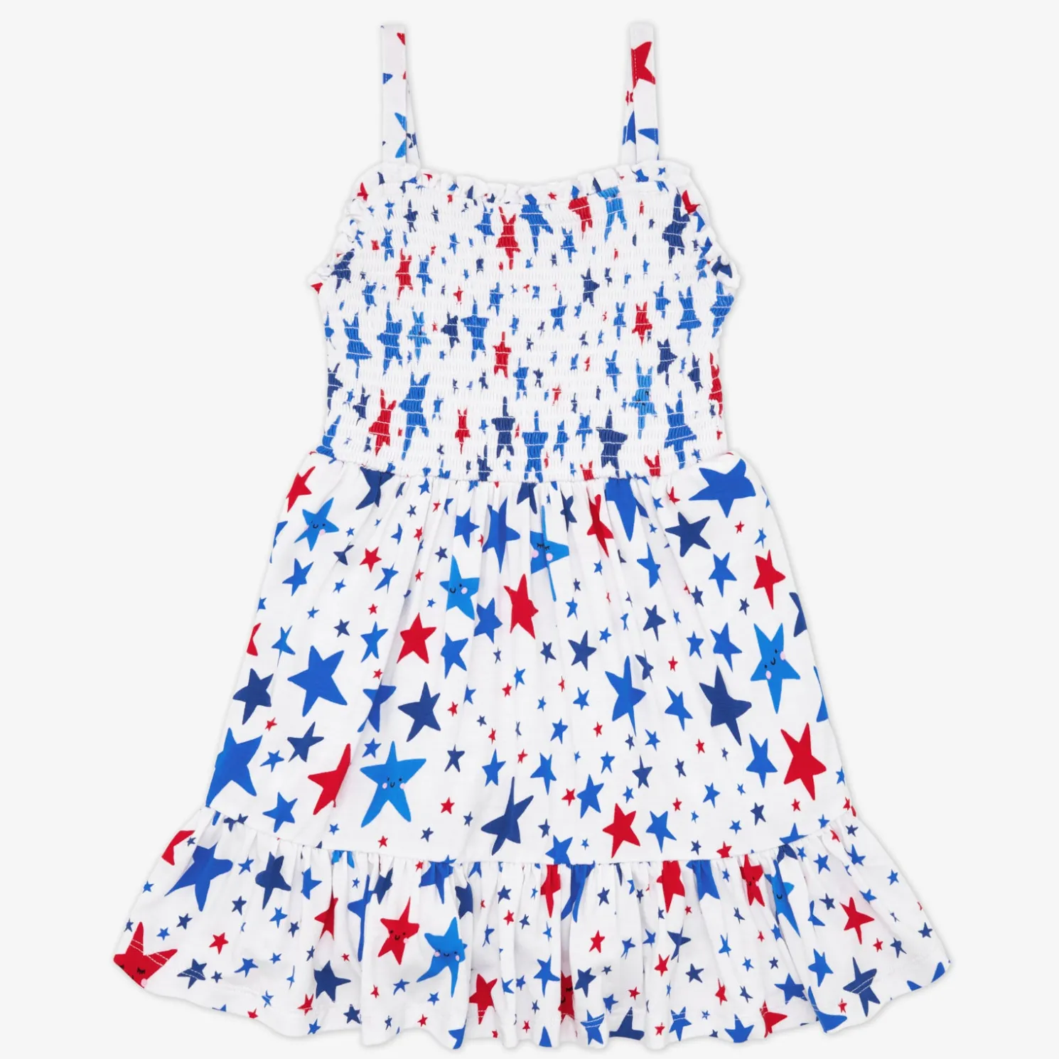 Bright Stars Smocked Dress