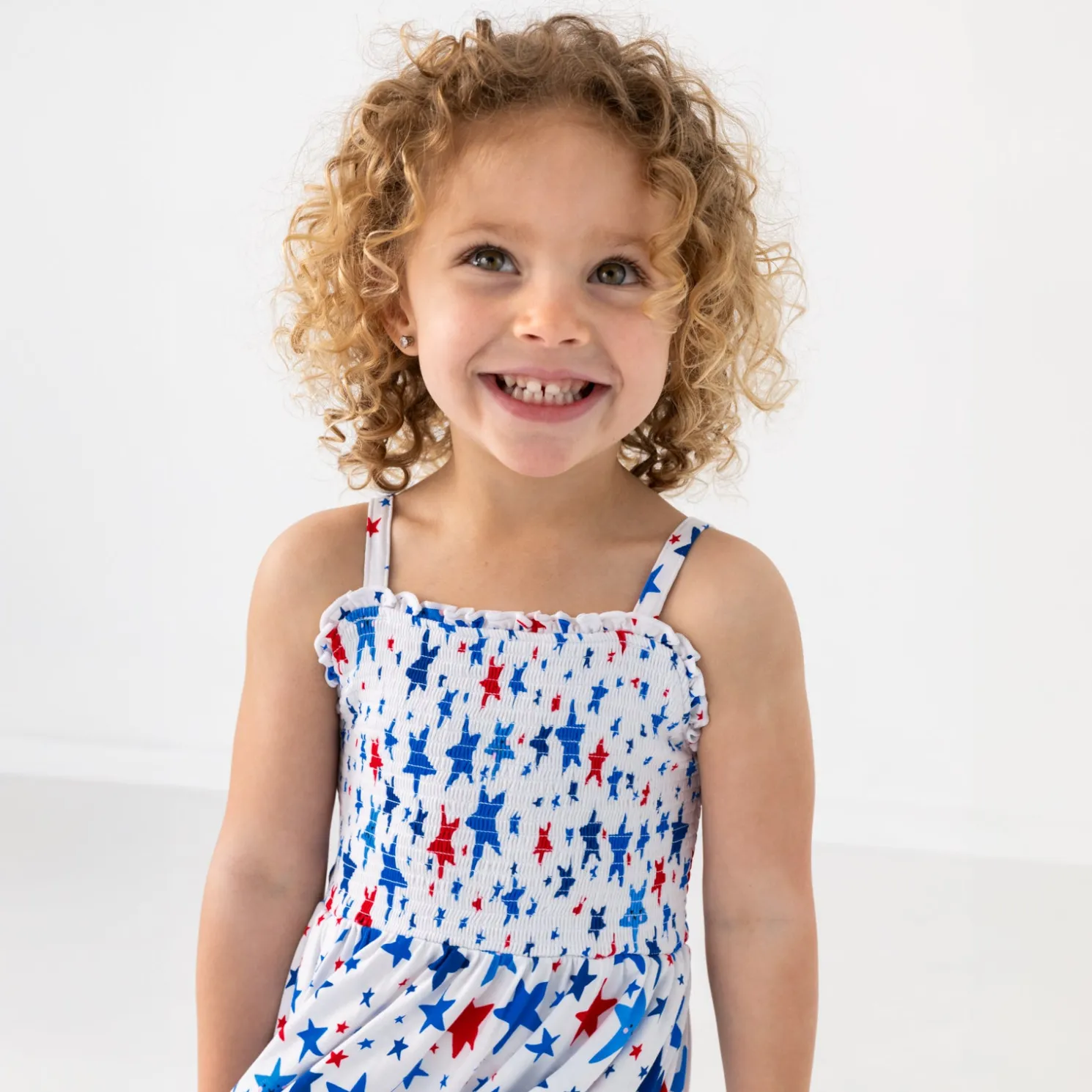 Bright Stars Smocked Dress