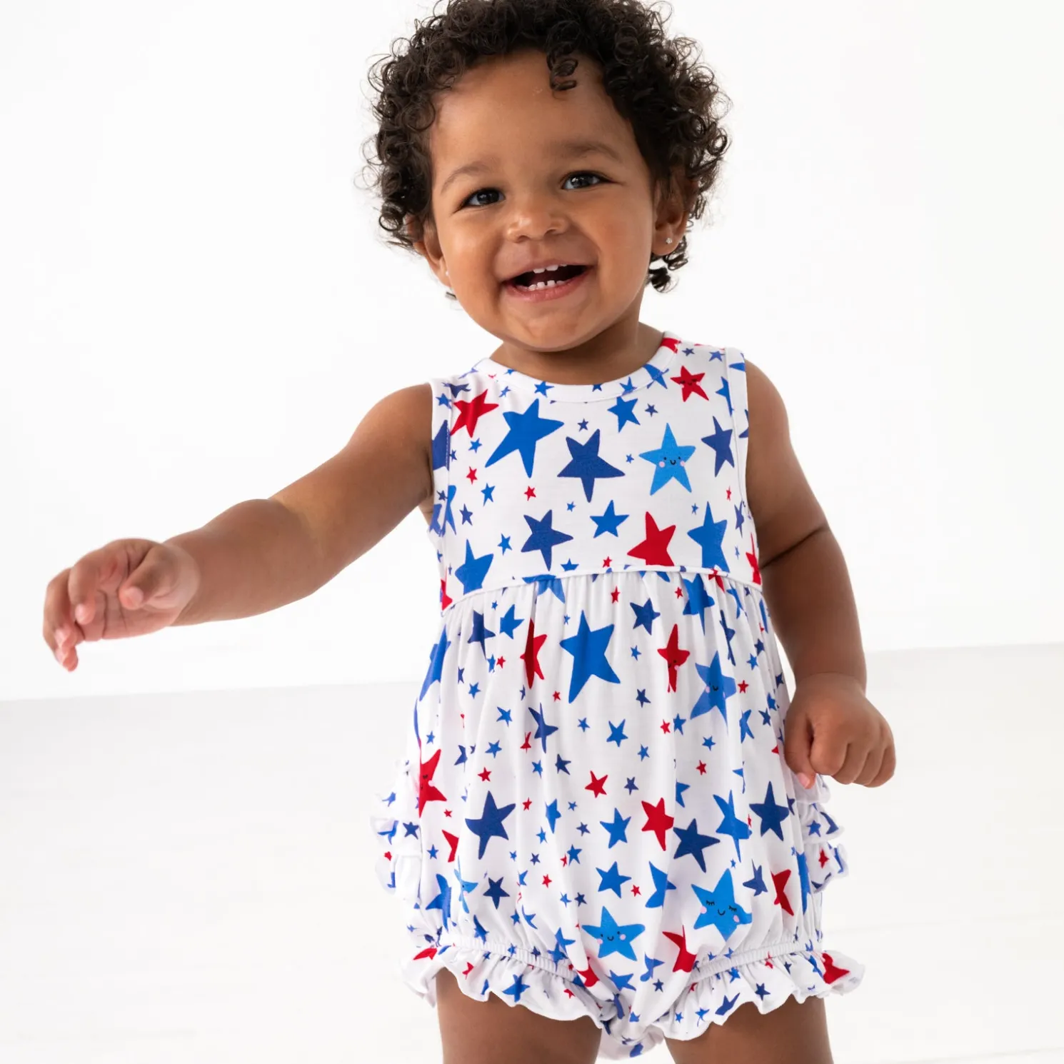Bright Stars Bubble Romper