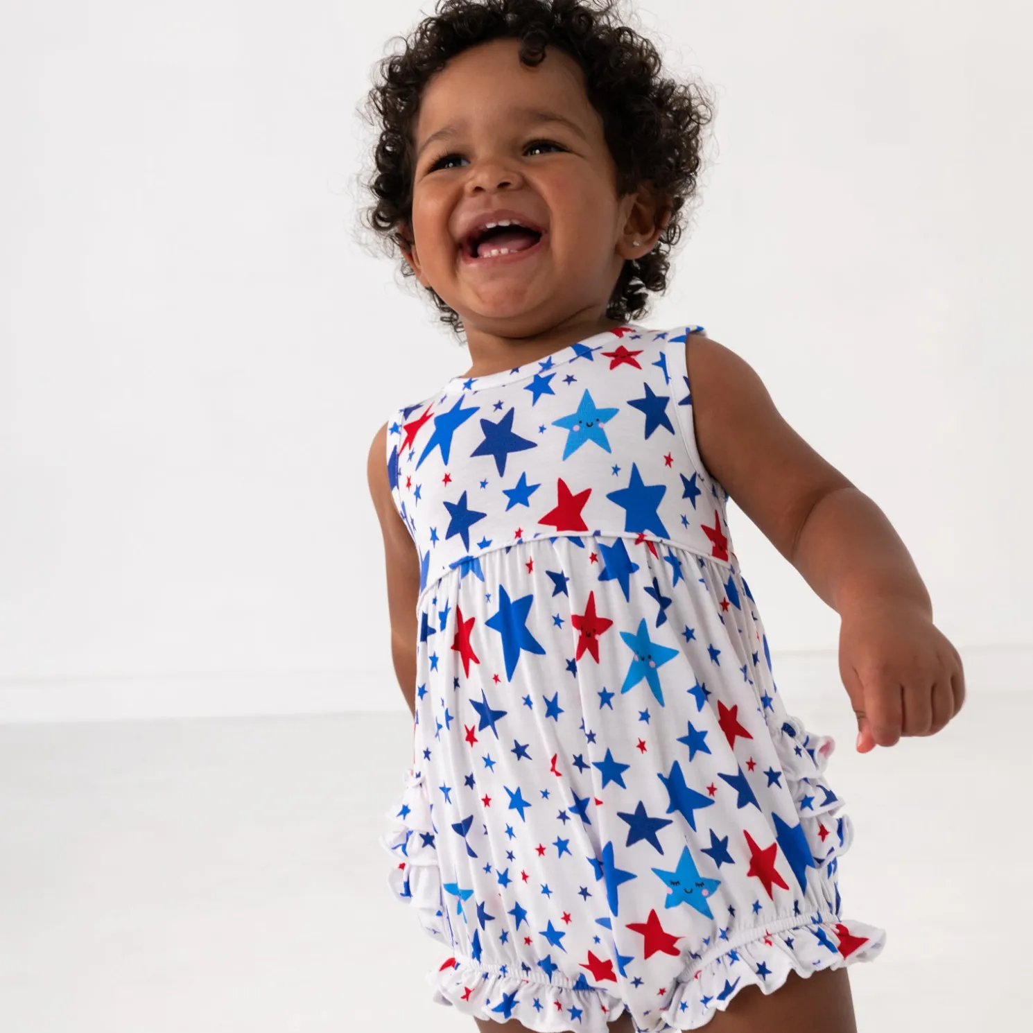 Bright Stars Bubble Romper