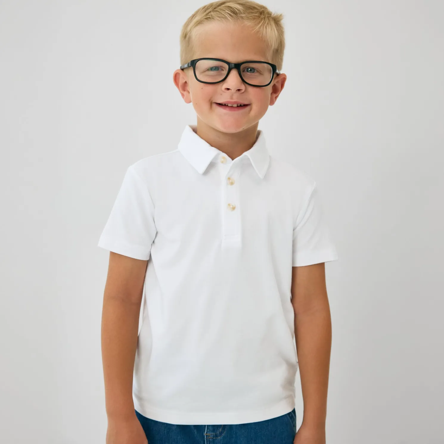 Bright White Polo Shirt