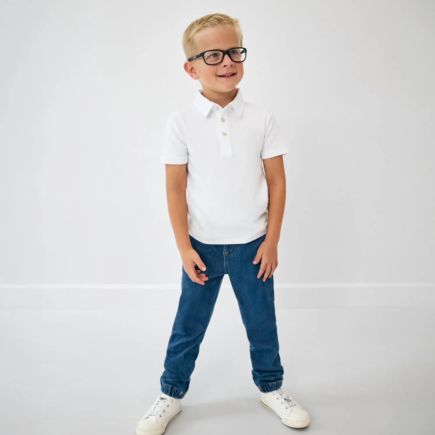 Bright White Polo Shirt