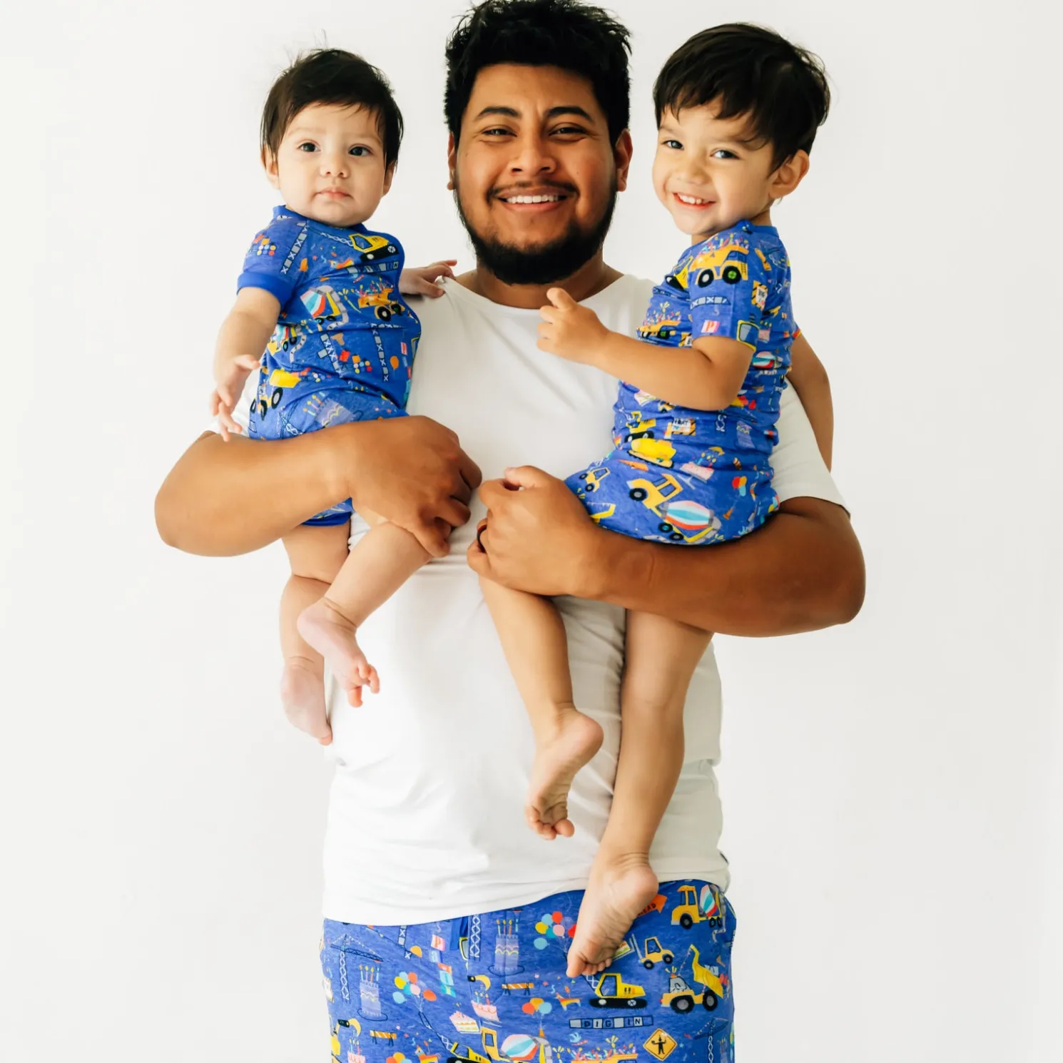 Bright White Men's Short Sleeve Pajama Top