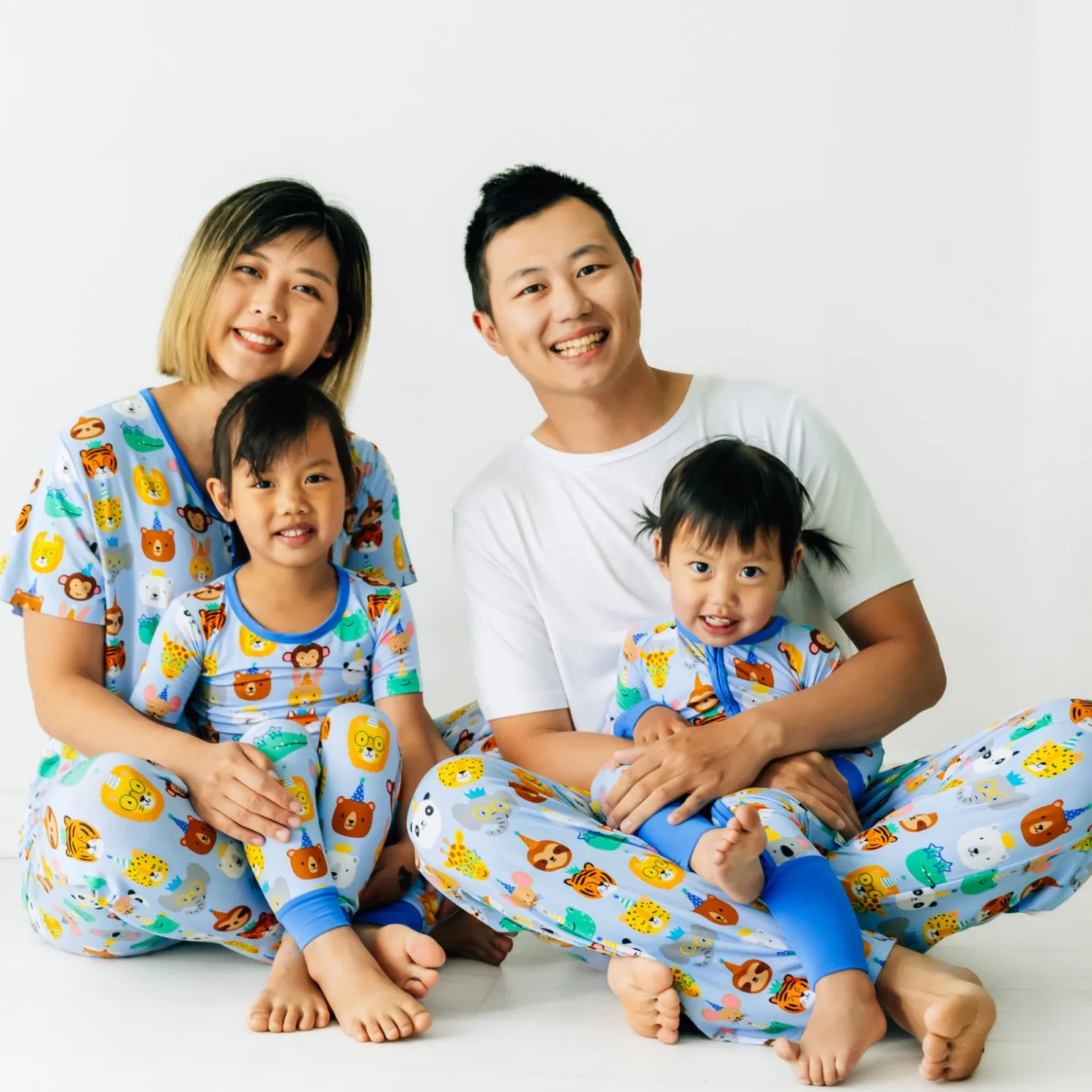 Bright White Men's Short Sleeve Pajama Top