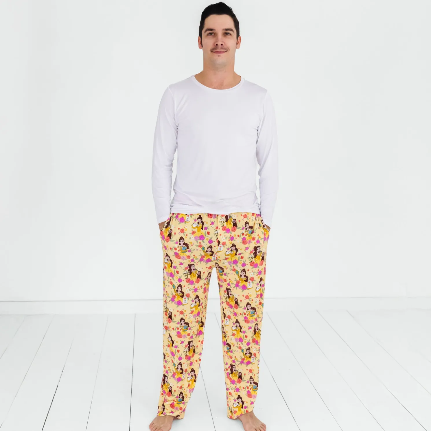 Bright White Men's Pajama Top