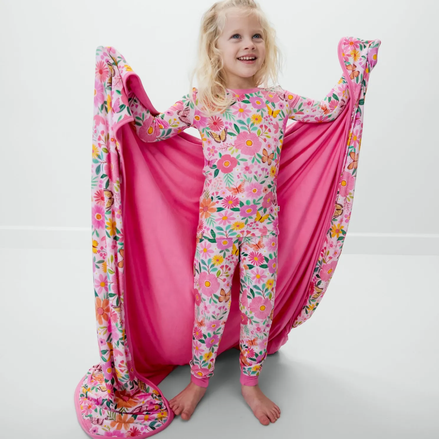 Butterfly Blooms Large Cloud Blanket®