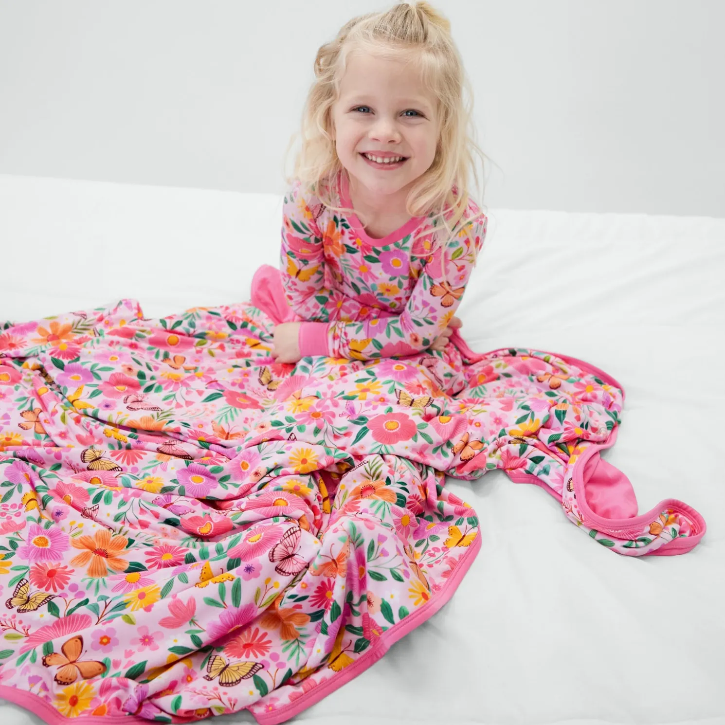 Butterfly Blooms Large Cloud Blanket®