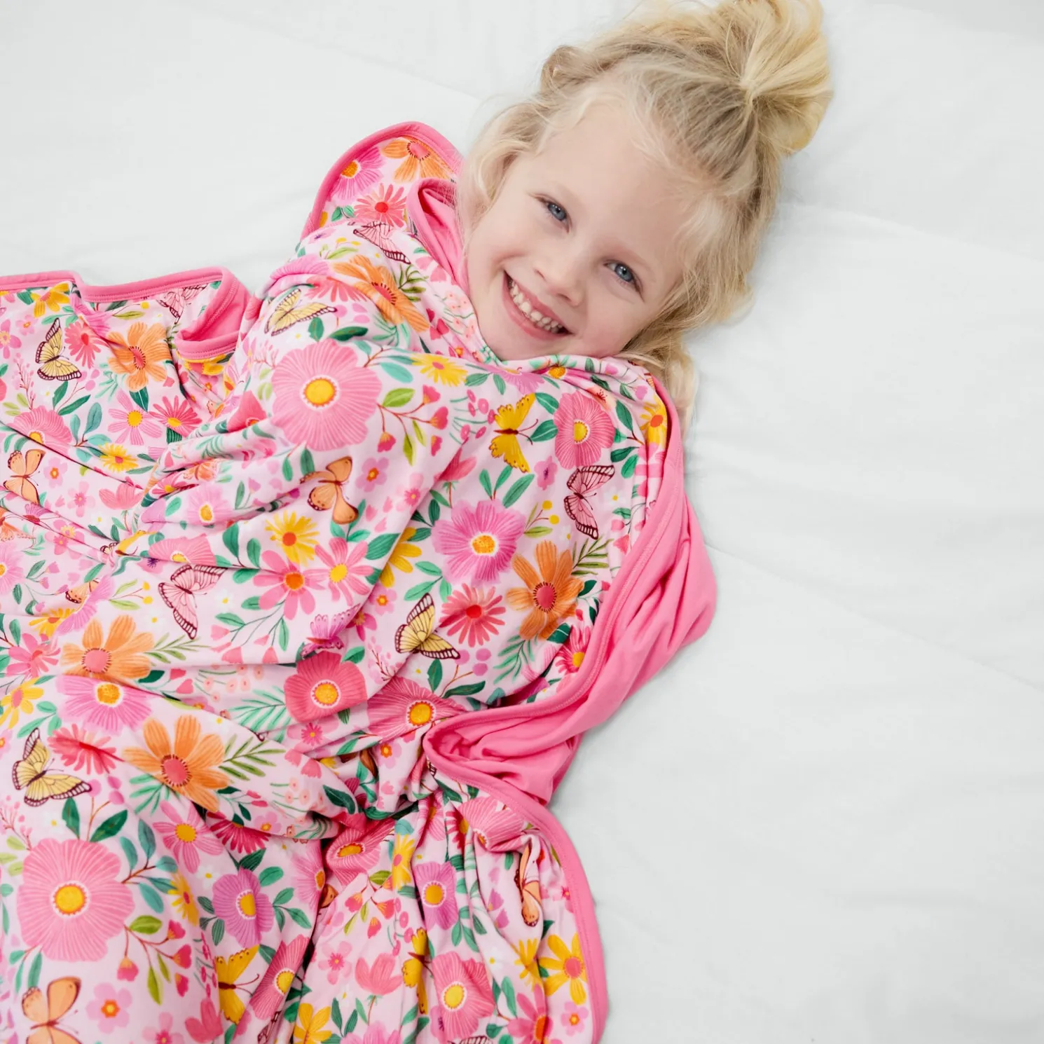 Butterfly Blooms Large Cloud Blanket®