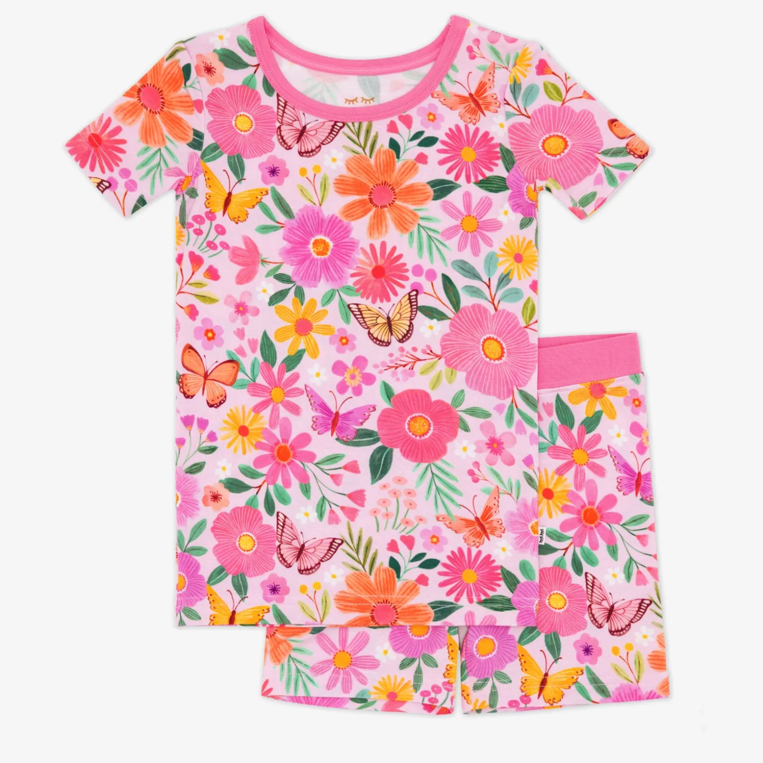 Butterfly Blooms Two-Piece Pajama Set