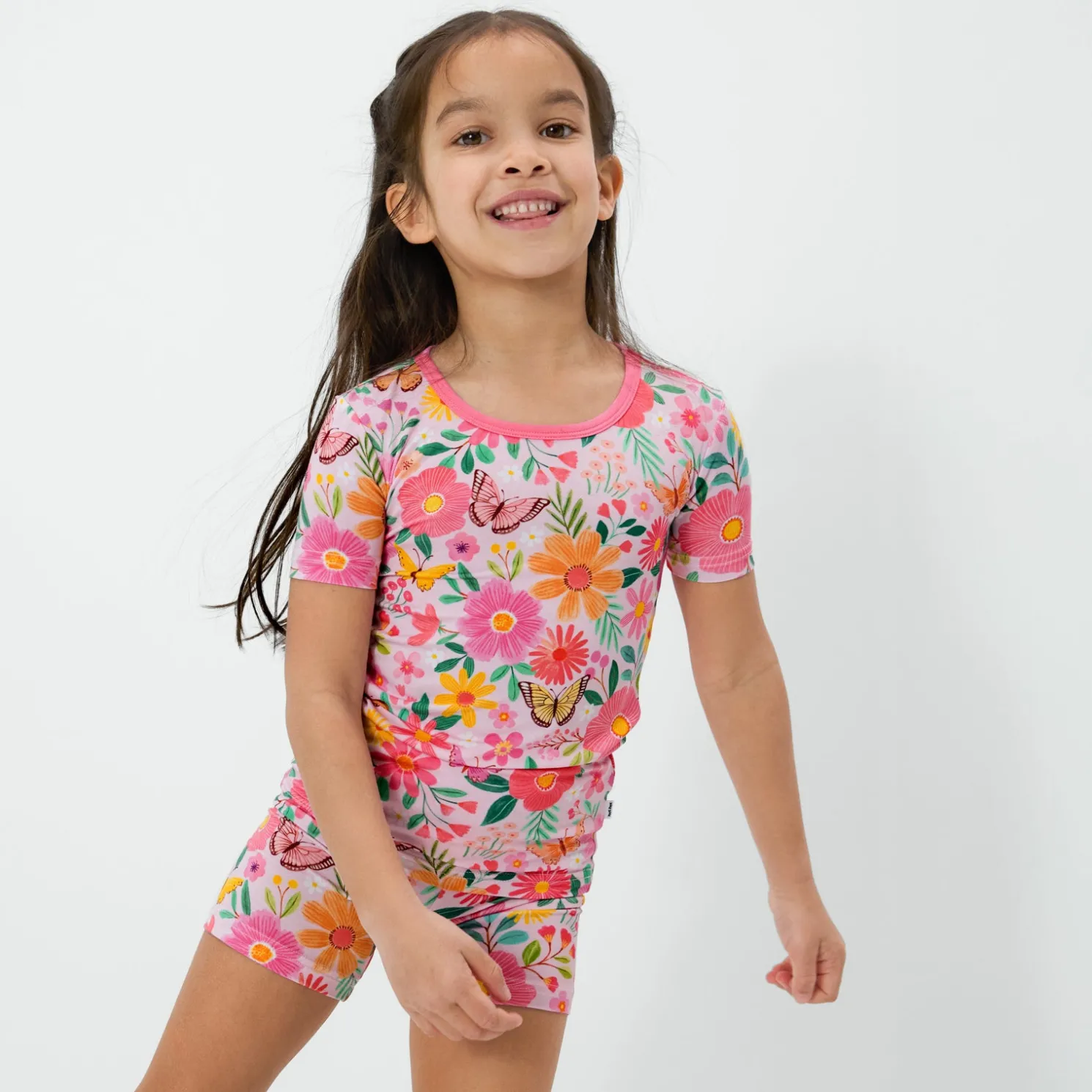 Butterfly Blooms Two-Piece Pajama Set