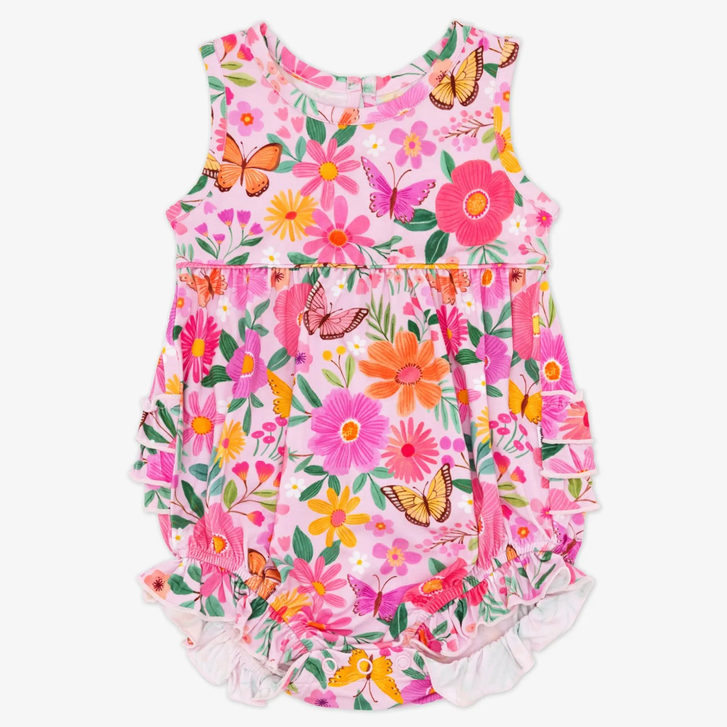 Butterfly Blooms Bubble Romper