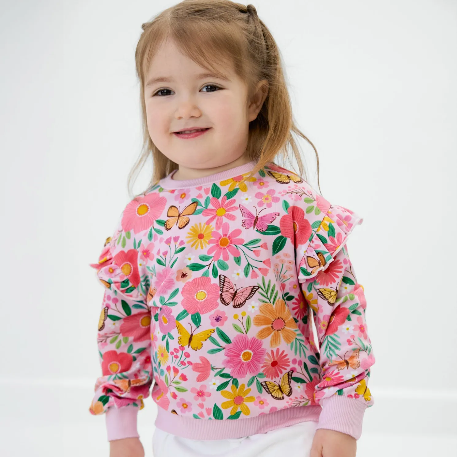 Butterfly Blooms Flutter Crewneck