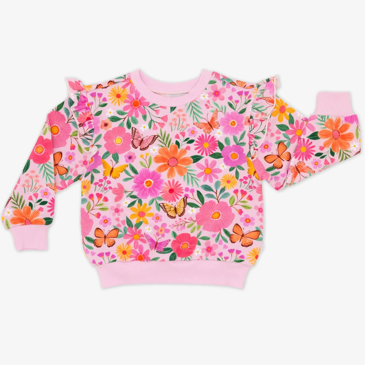 Butterfly Blooms Flutter Crewneck