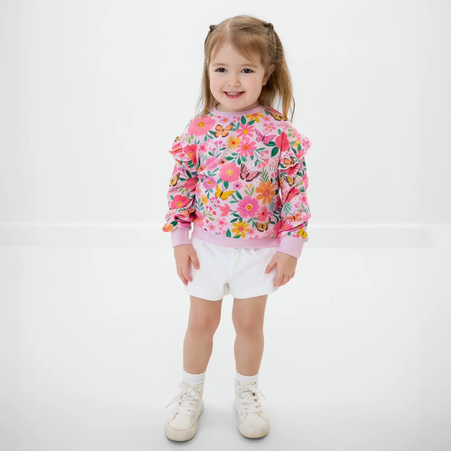 Butterfly Blooms Flutter Crewneck