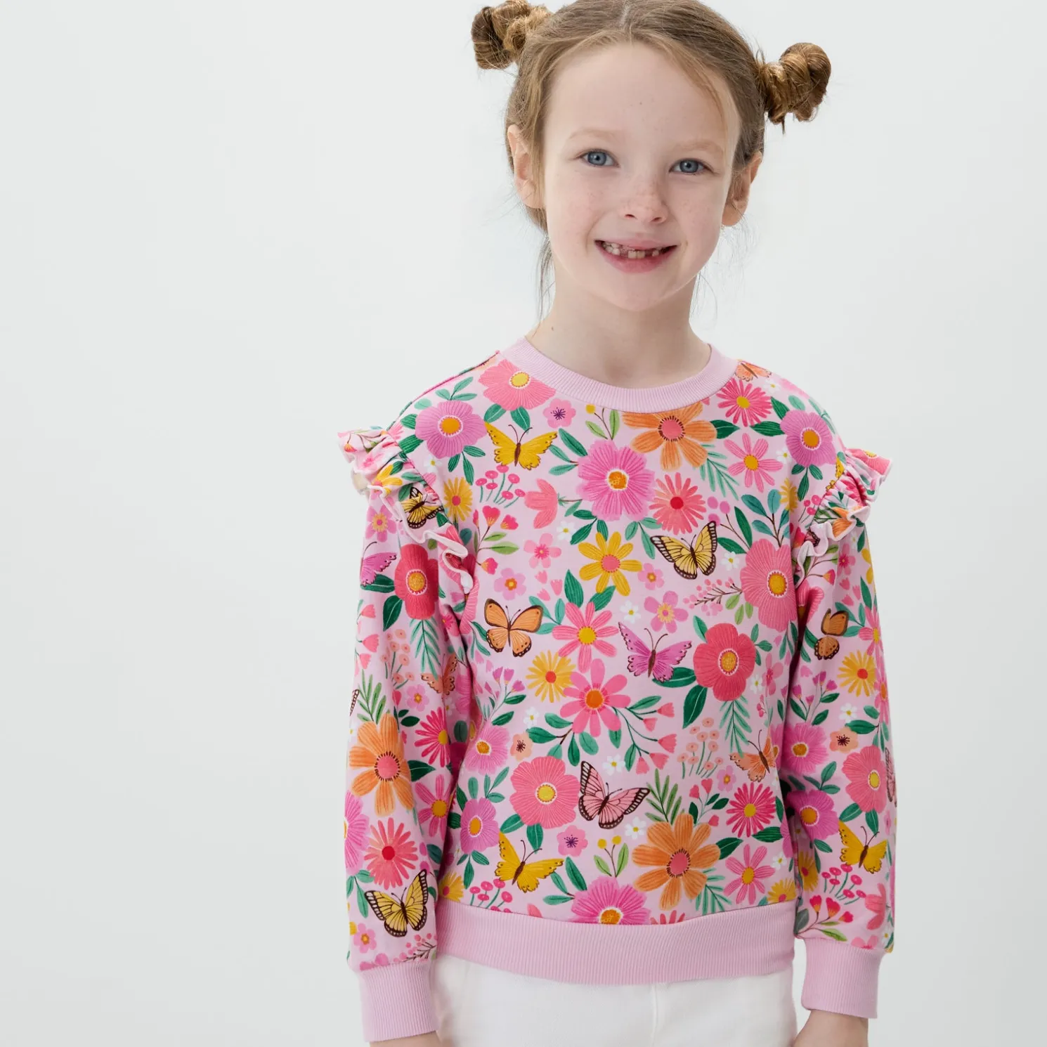 Butterfly Blooms Flutter Crewneck