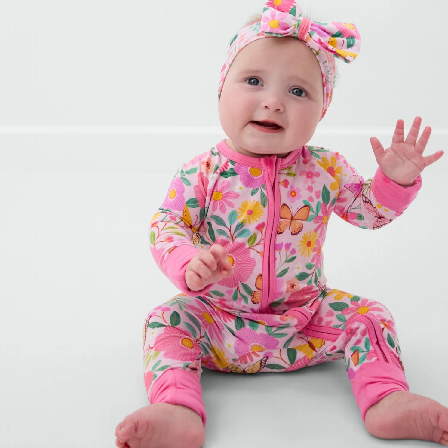 Butterfly Blooms Luxe Bow Headband