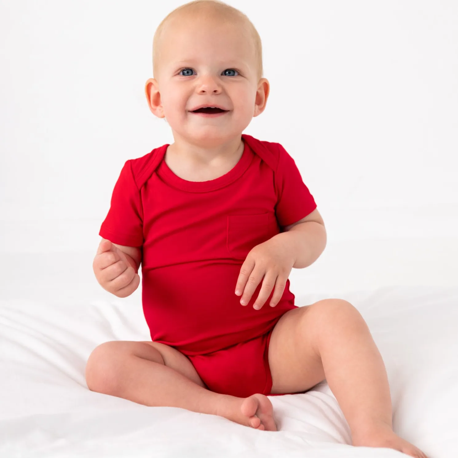 Candy Red Pocket Bodysuit