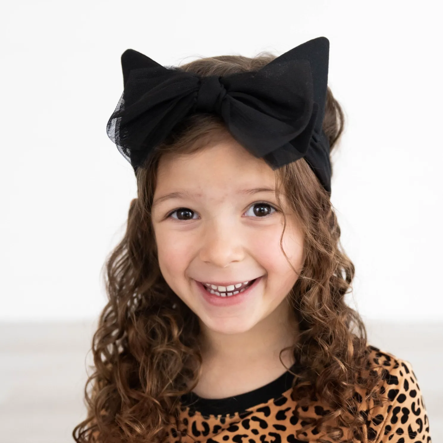 Cat Ears Luxe Bow Headband