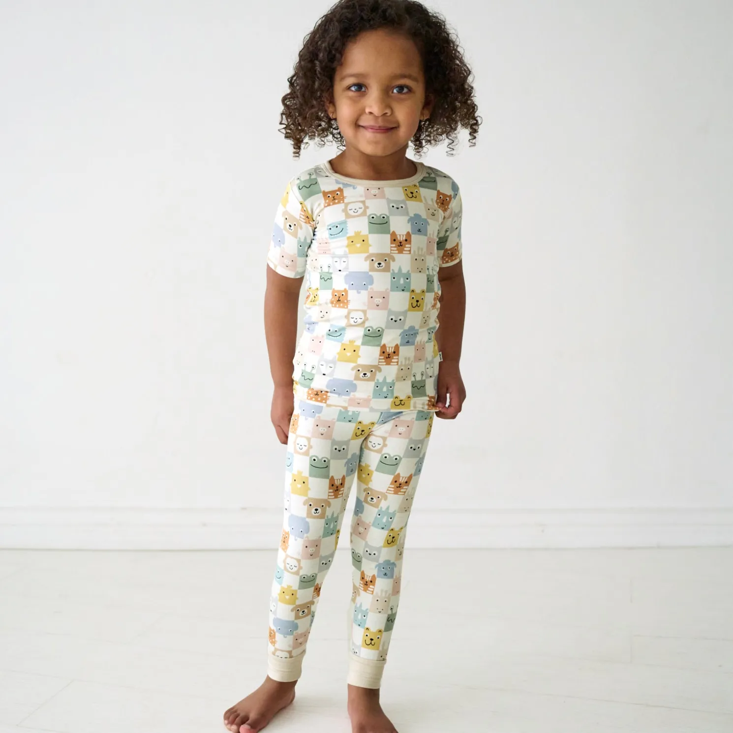 Check Mates Two-Piece Pajama Set