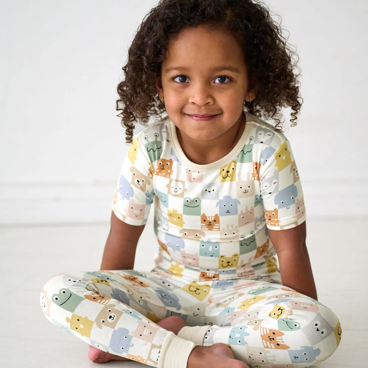 Check Mates Two-Piece Pajama Set
