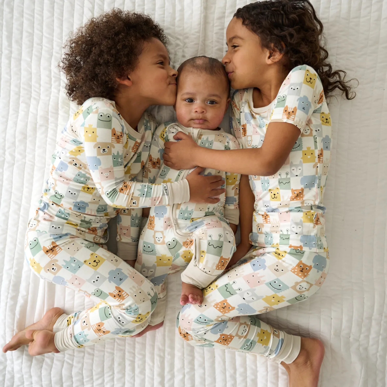 Check Mates Two-Piece Pajama Set