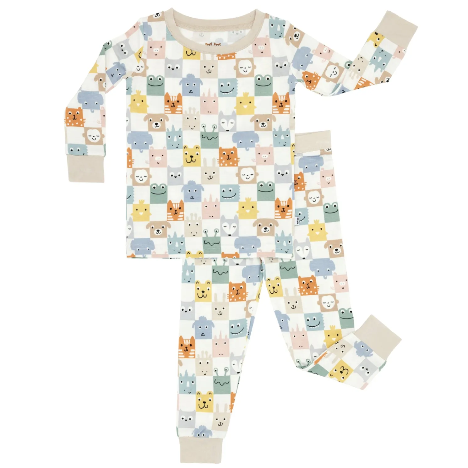Check Mates Two-Piece Pajama Set