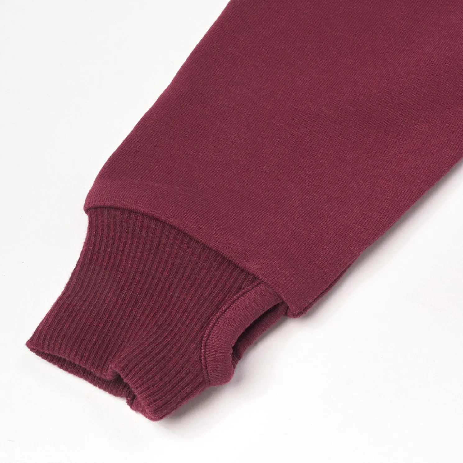 Classic Burgundy Henley Hoodie