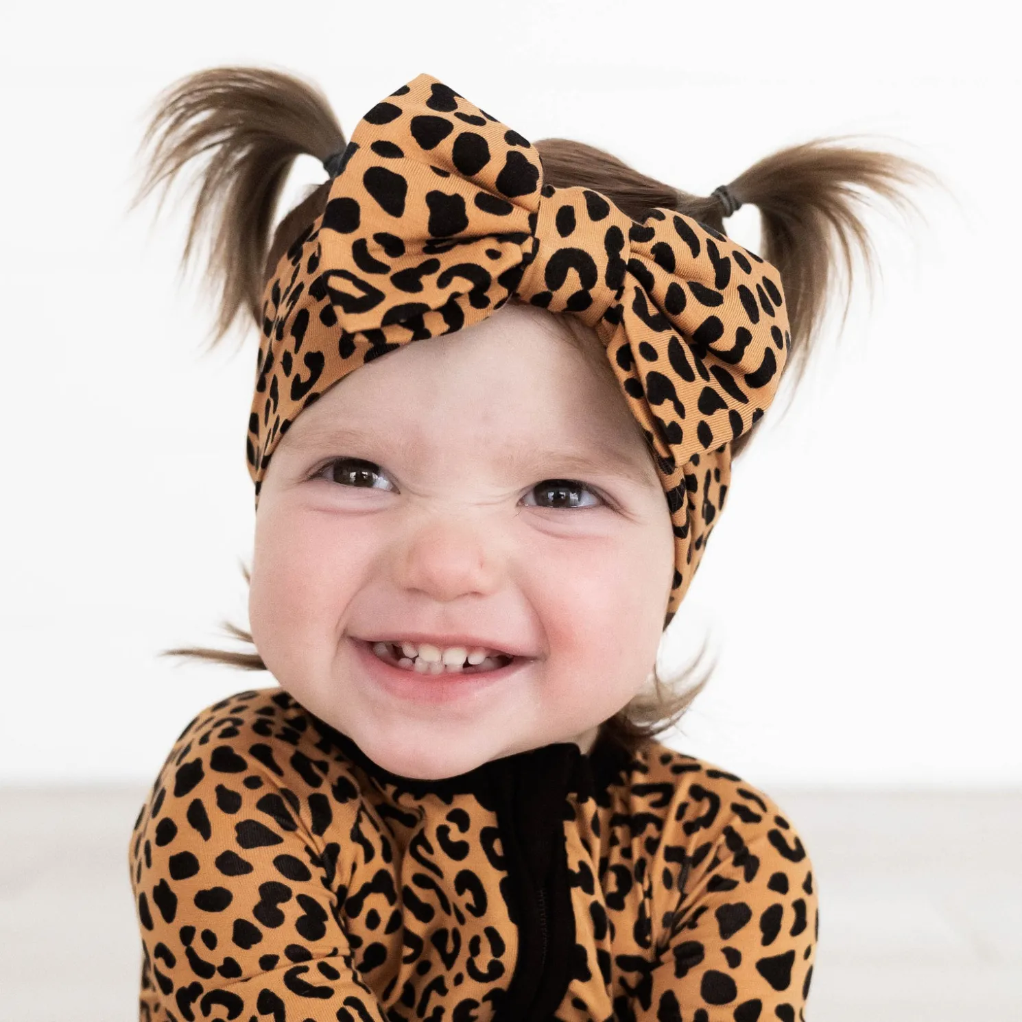 Classic Leopard Luxe Bow Headband