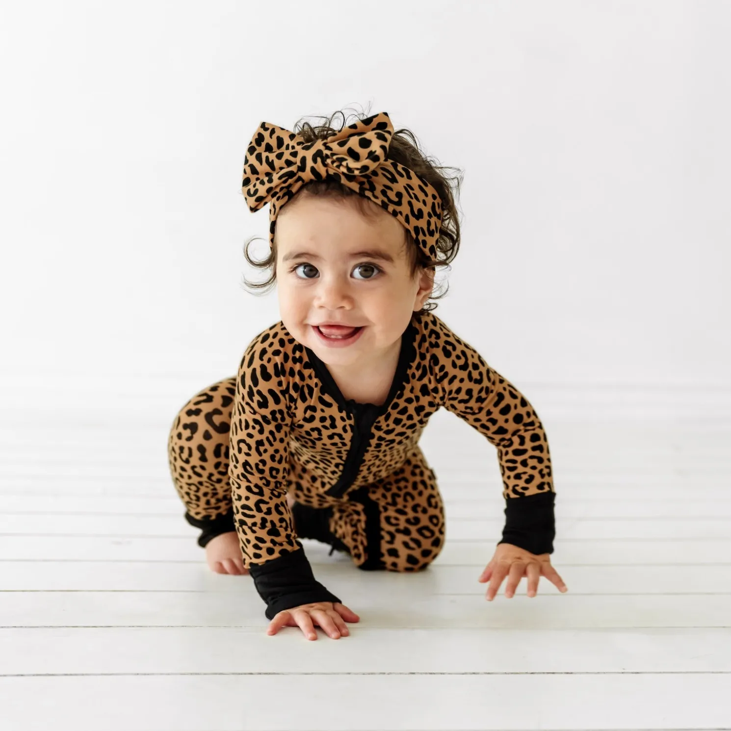 Classic Leopard Luxe Bow Headband