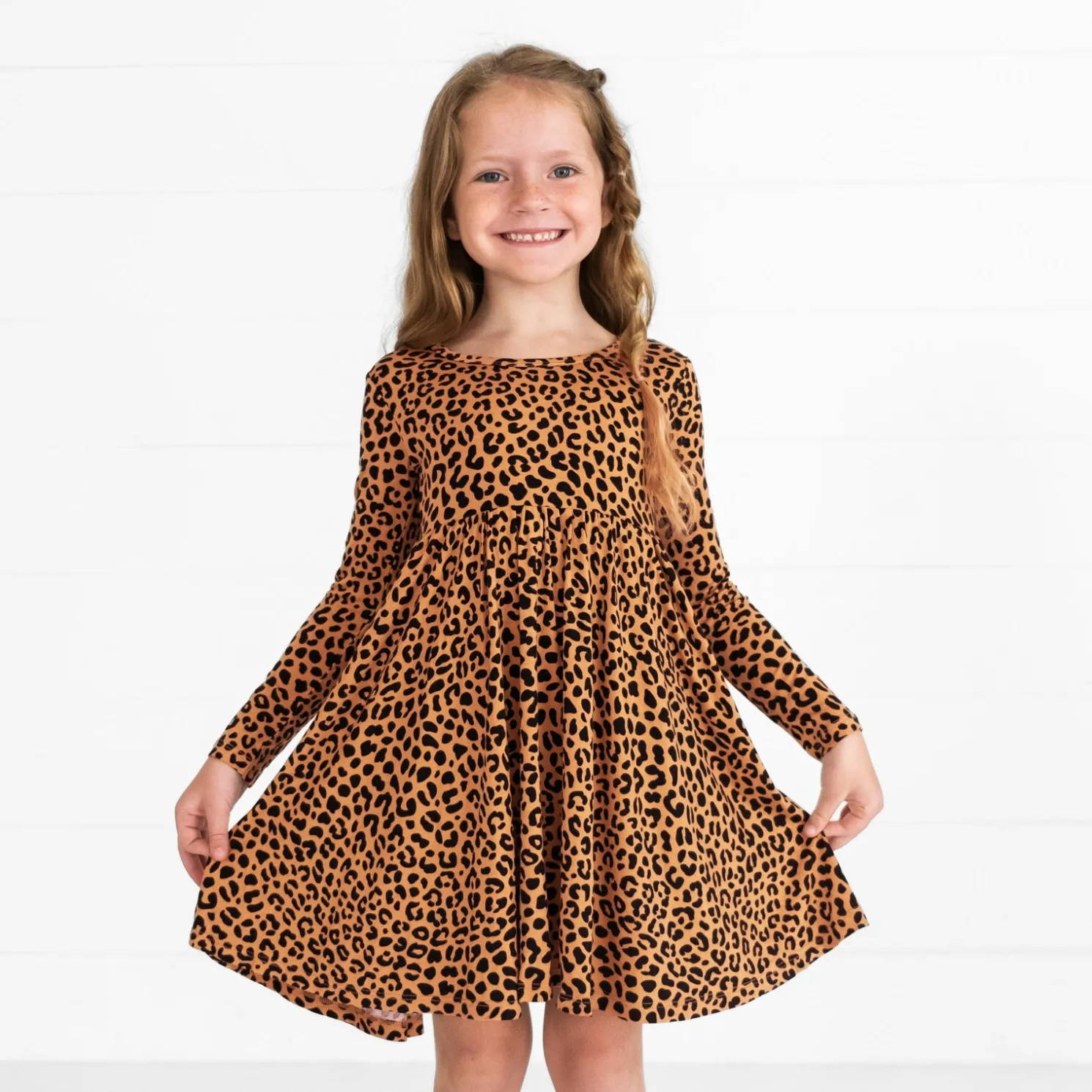 Classic Leopard Twirl Dress