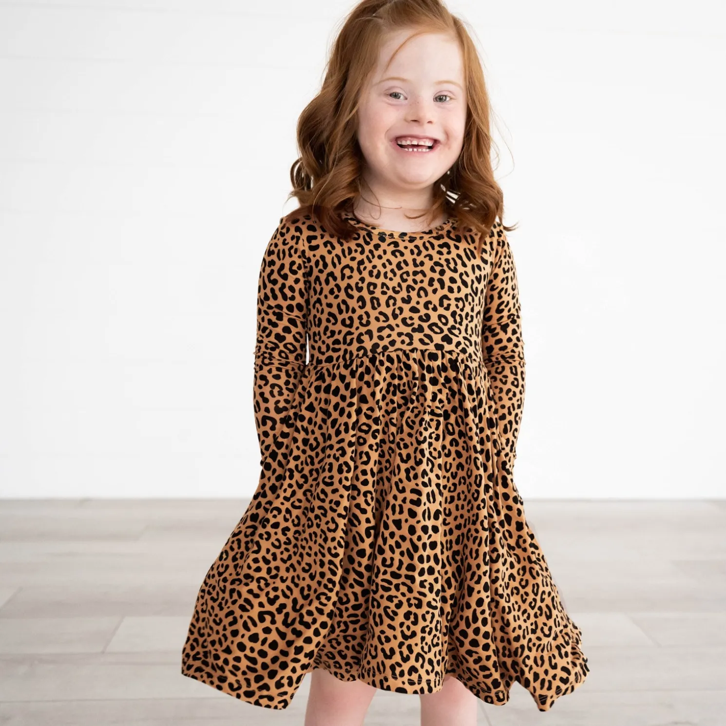Classic Leopard Twirl Dress