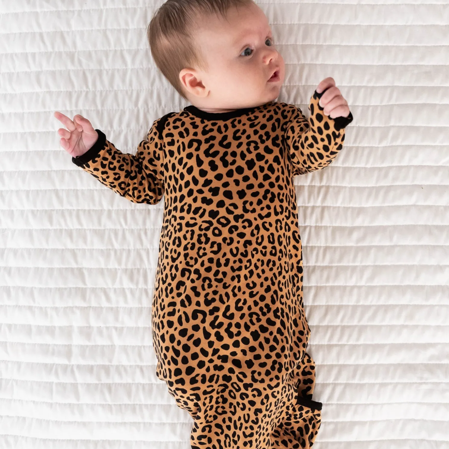 Classic Leopard Infant Gown