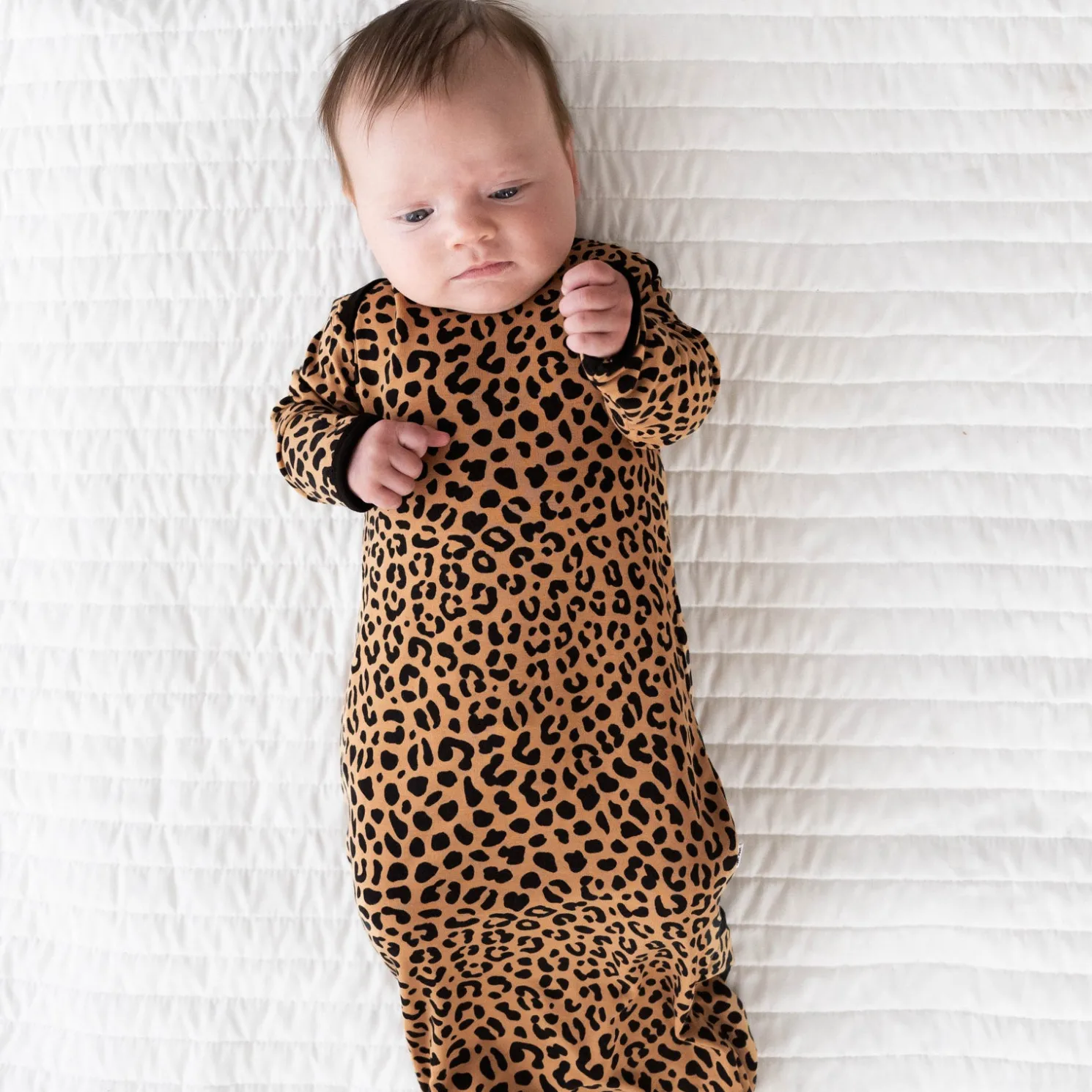 Classic Leopard Infant Gown