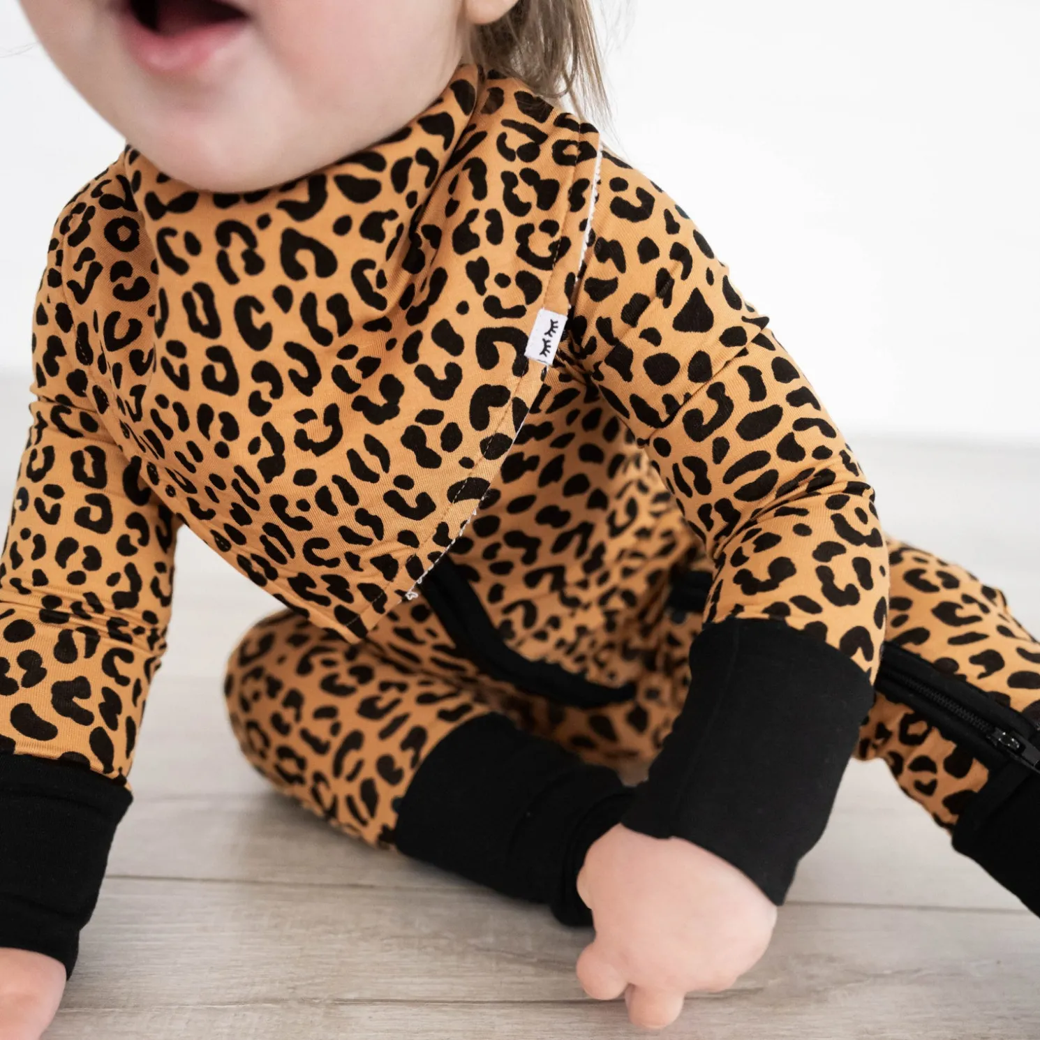 Classic Leopard Bandana Bib