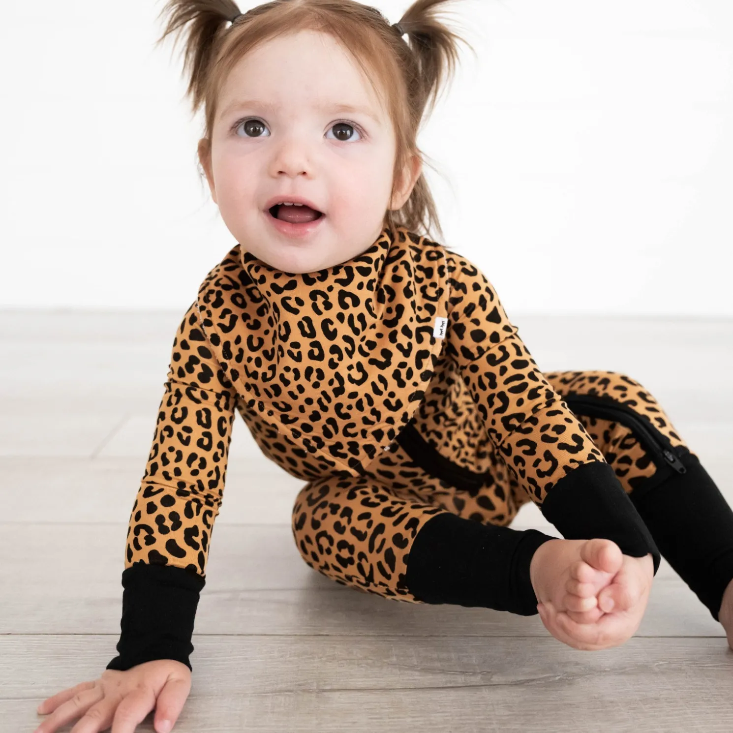 Classic Leopard Bandana Bib