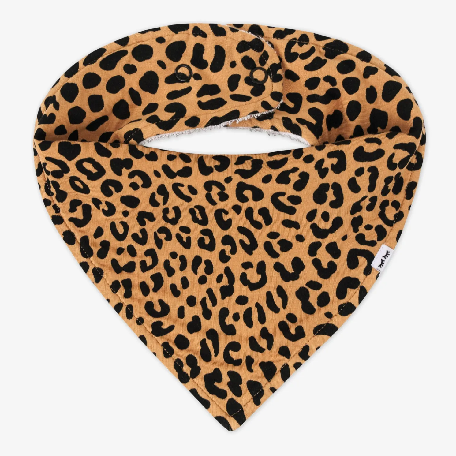 Classic Leopard Bandana Bib
