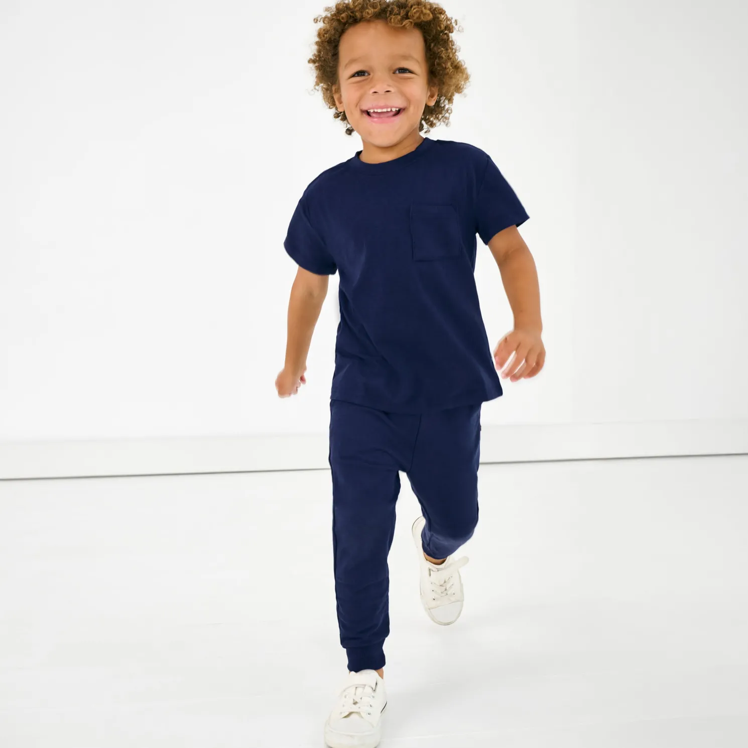 Classic Navy Relaxed Pocket Tee