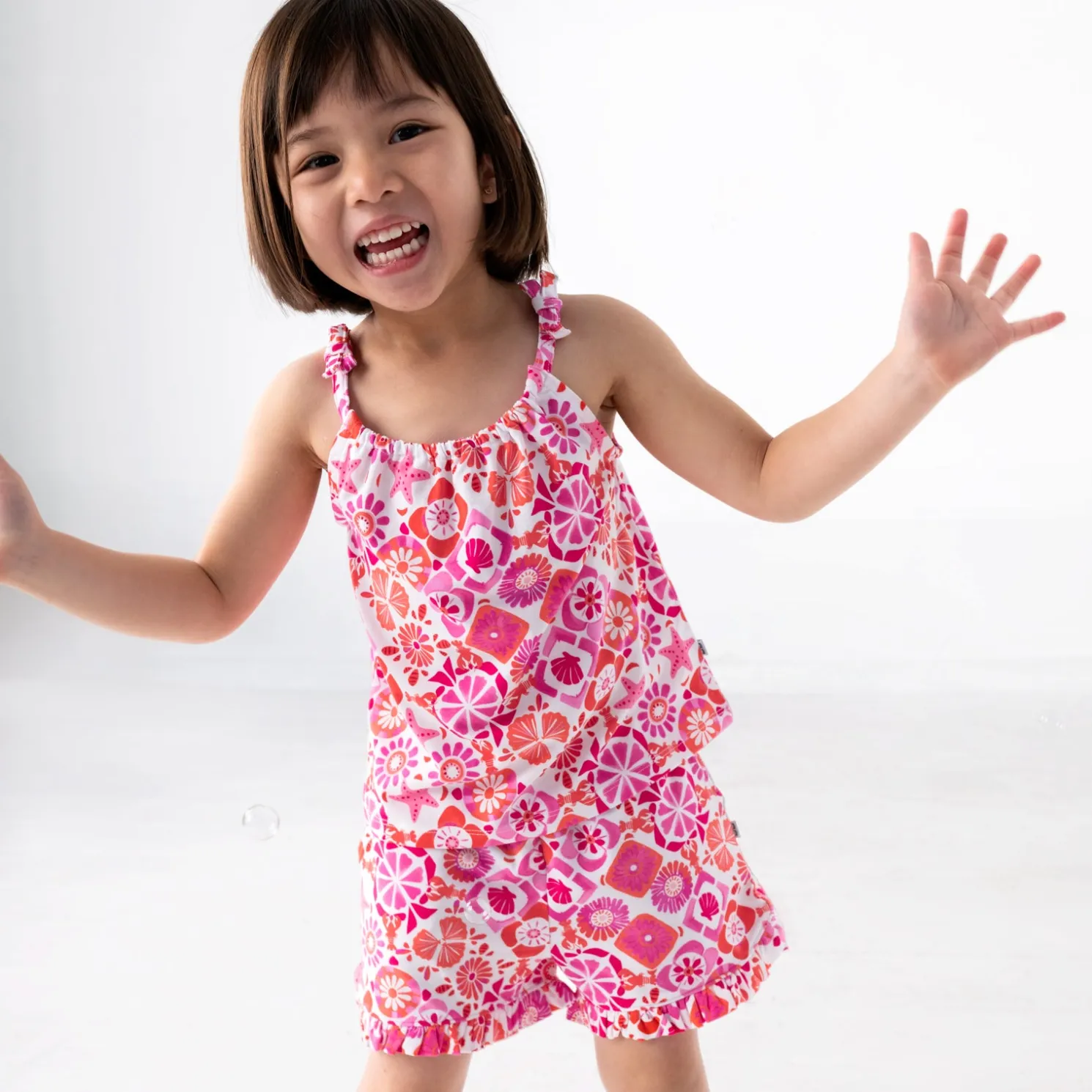 Coastal Gems Ruffle Shorts