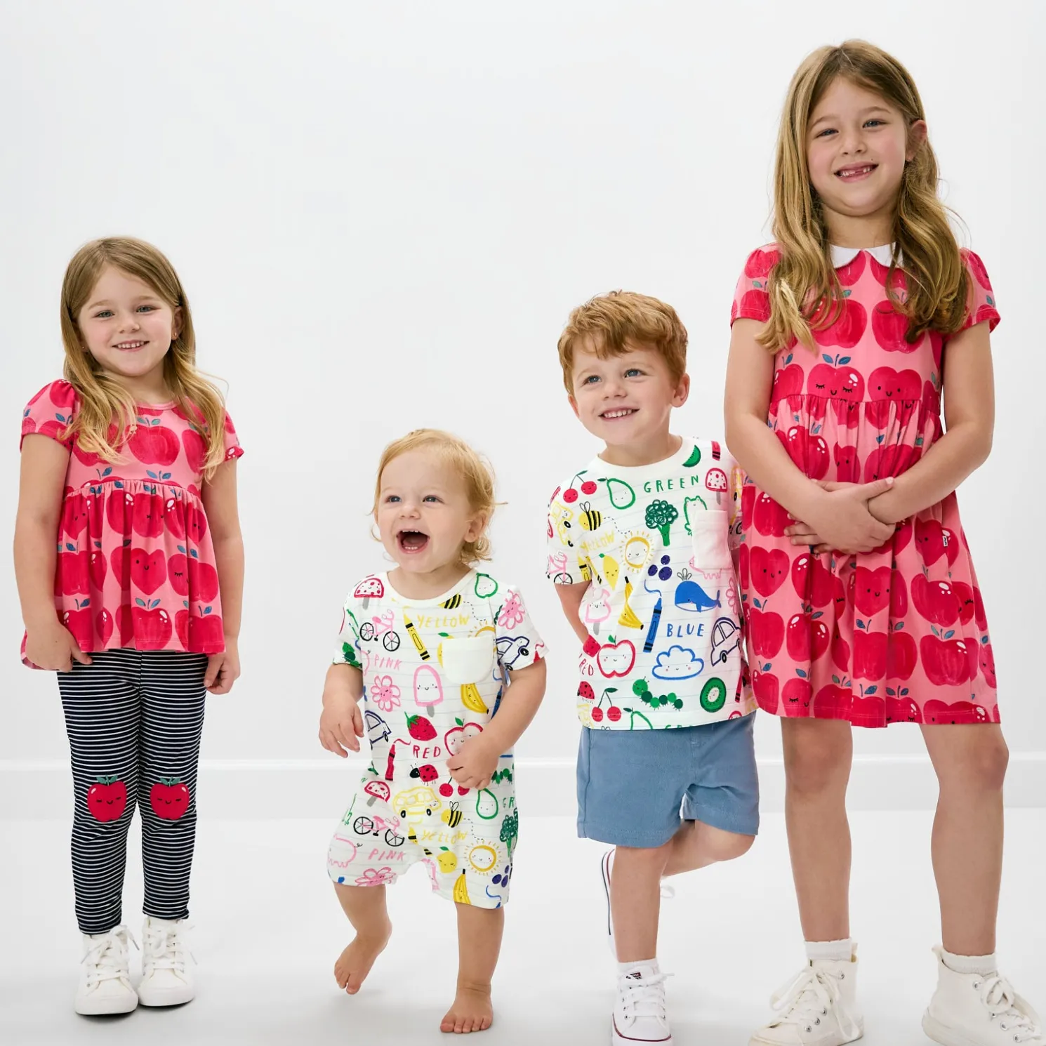 Coloring Crew Pocket Shorty Romper