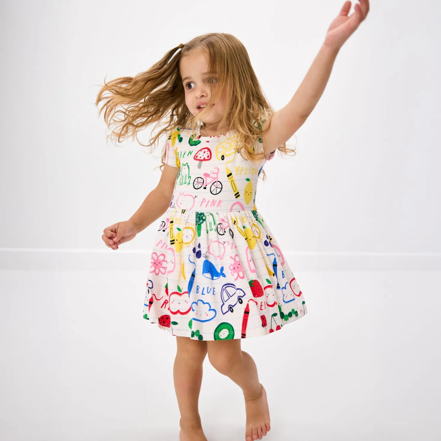 Coloring Crew Skater Dress