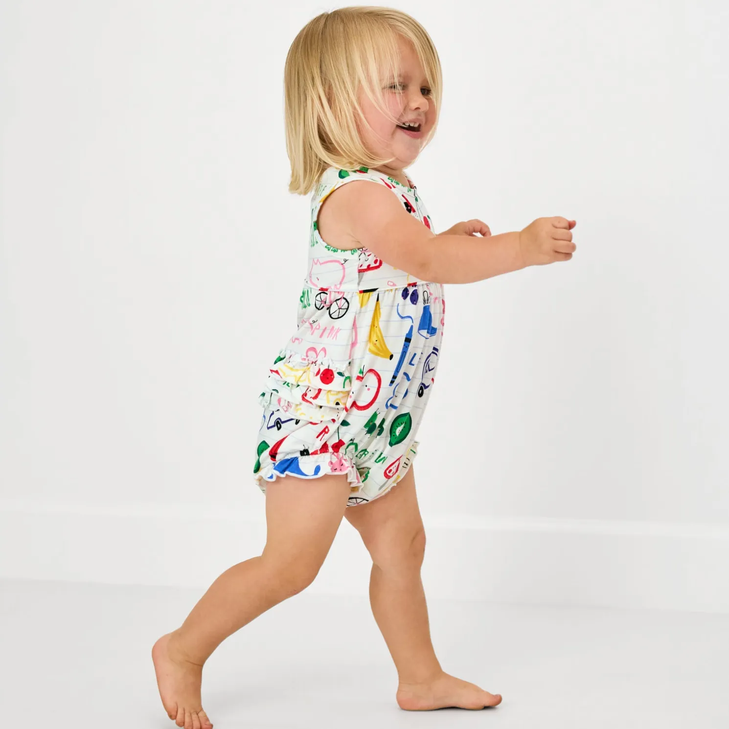 Coloring Crew Bubble Romper